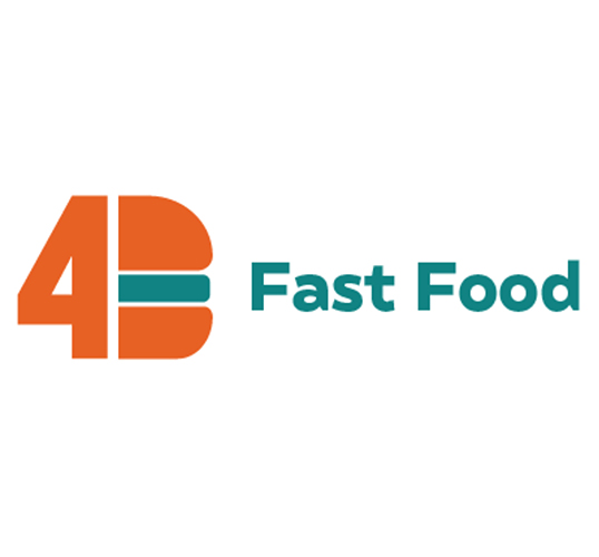 4B FAST FOOD Logo